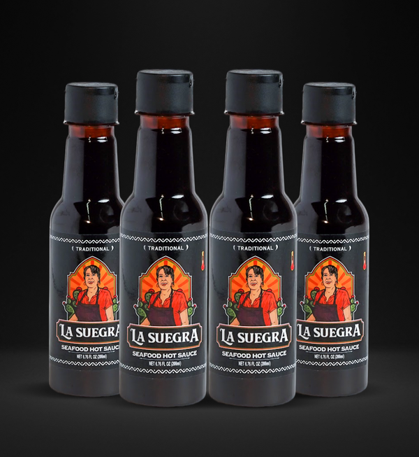Black Seafood Hot Sauce 4 Pack