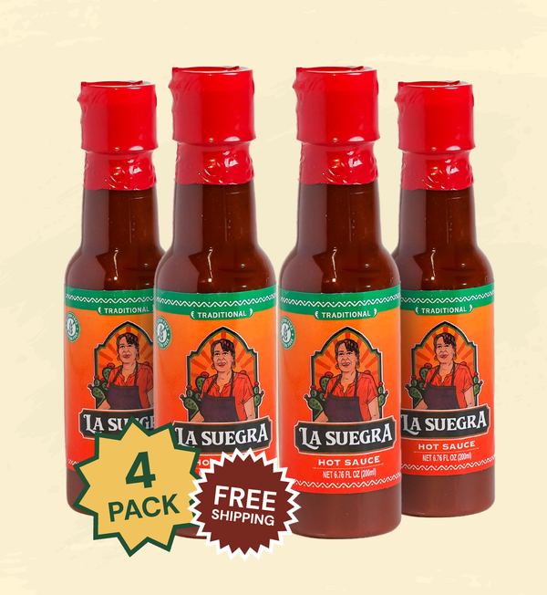 Traditional Red Hot Sauce 4 Pack